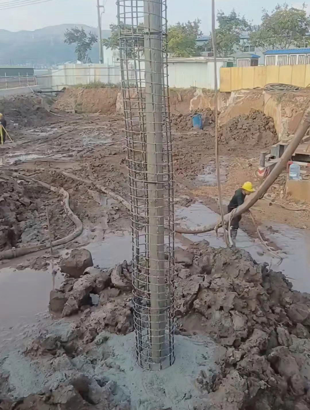 周口西华县长螺旋钻孔压灌桩
